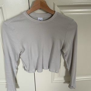 Tna ribbed crop top